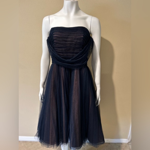 Byron Lars Anthropologie Beauty Mark Tulle Halter Midi Dress - Picture 4 of 13